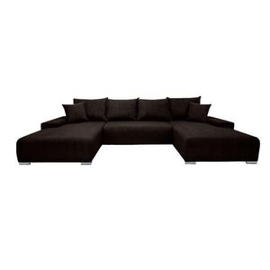 Fedve ECKSOFA Trawanga s rozkládací funkcí, Tmavě hnědá obraz