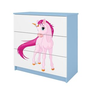 RAUMHIRSCH FURNITURE KOMODA Babydreams Jednorožec 81/81/41 obraz