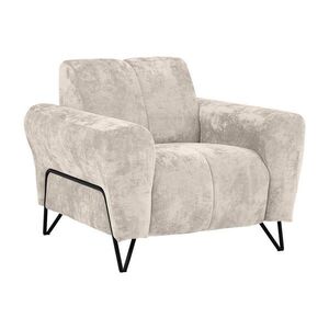 Beautysofa RELAXAČNÍ křeslo Volare s kovovými nohami, béžová obraz