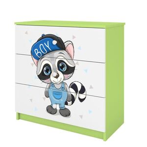 RAUMHIRSCH FURNITURE KOMODA Babydreams Waschbär 81/81/41 obraz