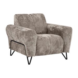 Beautysofa RELAXAČNÍ křeslo Volare s kovovými nohami, hnědá obraz