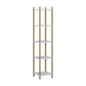 Vicco ROHOVÁ POLICE Bivio Bílá/borovice 30 x 133 cm 5 polic obraz