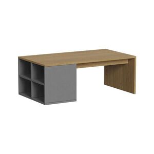 Vicco KONFERENČNÍ STŮL Kivo Antracit 90 x 50 cm Se 4 otevřenými přihrádkami obraz