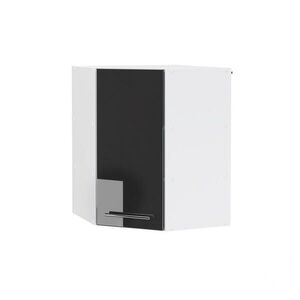 Vicco ROHOVÝ VĚŠÁK NA STĚNU Fame-Line Antracitový vysoký lesk 57 cm obraz