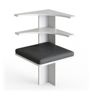 Vicco LAVICE DO JÍDELNY DO ROHU Roman Bílá 43.5 x 43.5 cm obraz
