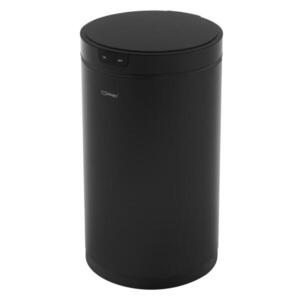 ML-DESIGN KOŠ s čidlem 30 l, kulatý, z oceli, černý obraz