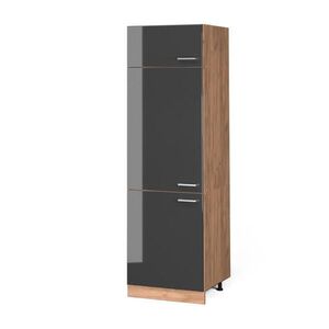 Vicco SKŘÍŇKA NA LEDNICI R-Line Antracitový vysoký lesk 60 cm obraz