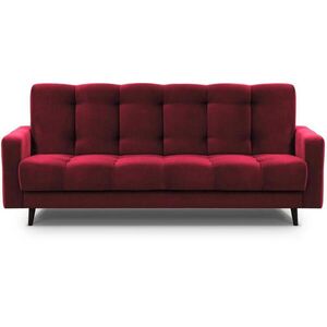 Beautysofa 3MÍSTNÁ rozkládací pohovka Nancy Bis, bordó obraz