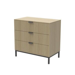Vicco KOMODA Lennox Dub 72 x 69 cm se 3 zásuvkami obraz