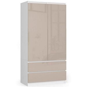 RAUMHIRSCH FURNITURE SKŘÍŇ Bílá, Cappuccino lesklá 180/90/51 obraz