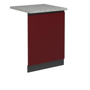 Vicco ČELNÍ PANEL MYČKY R-Line Červená 60 cm s pracovní deskou obraz