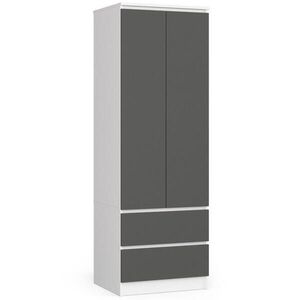 RAUMHIRSCH FURNITURE SKŘÍŇ bílá, grafitově šedá 180/60/51 obraz