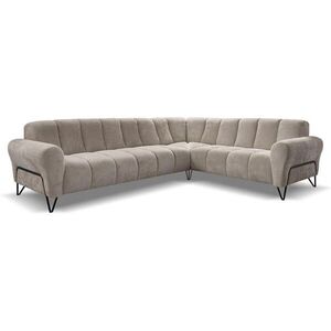 Beautysofa ROHOVÁ pohovka Volare bez funkce spaní, cappuccino, levá obraz