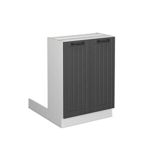 Vicco KUCHYŇSKÝ OSTROV Fame-Line Antracitový venkovský dům 60 cm bez pracovní desky obraz