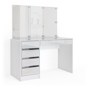 Vicco TOALETNÍ STOLEK Sherry Bílá 120 cm s osvětlením LED obraz
