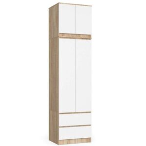 RAUMHIRSCH FURNITURE SKŘÍŇ dub Sonoma, bílá 234/60/51 obraz
