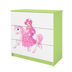 RAUMHIRSCH FURNITURE KOMODA Babydreams Princezna na koni 81/81/41 obraz