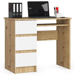 RAUMHIRSCH FURNITURE PSACÍ STŮL dub Artisan, bílá 77/90/50 obraz