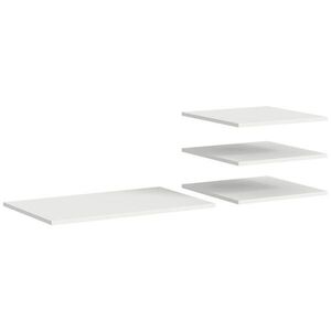 Livetastic SADA VKLÁDACÍCH POLIC, bílá, 78/1, 6/48 cm obraz