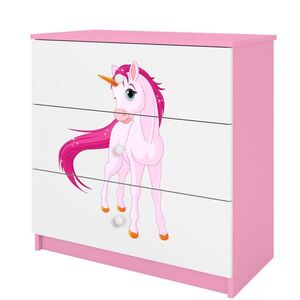 RAUMHIRSCH FURNITURE KOMODA Babydreams Jednorožec 81/81/41 obraz
