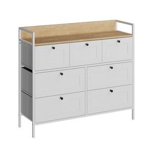 Vicco KOMODA Belaro Bílá 98 x 85 cm se 7 zásuvkami obraz