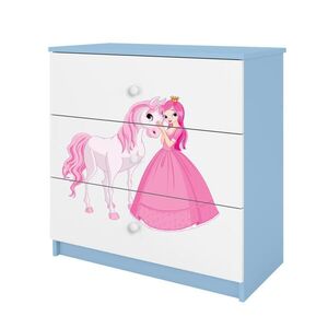 RAUMHIRSCH FURNITURE KOMODA Babydreams Princezna s koněm 81/81/41 obraz