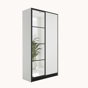 Kier Furniture ŠATNÍ SKŘÍŇ EDEN 2D v1 - 105x205x39 cm - Bílá obraz