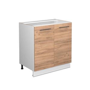 Vicco SPODNÍ SKŘÍŇKA KUCHYŇSKÉ LINKY Fame-Line, Zlatý mocný dub/Bílá, 80 cm bez pracovní desky obraz