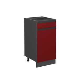 Vicco SPODNÍ SKŘÍŇKA KUCHYŇSKÉ LINKY R-Line Červená 40 cm Tvar J, bez pracovní desky obraz