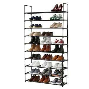 Relaxdays REGÁL Černý 10 polic 94 cm obraz