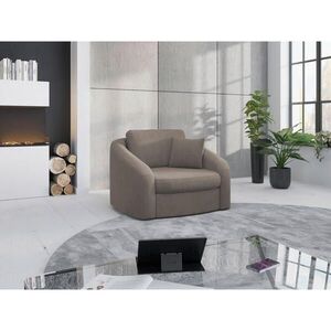 Sit & More KŘESLO, textil, hnědá obraz