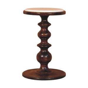 Artisan Furniture NOČNÍ STOLEK s povrchovou úpravou v kaštanovém odstínu, 2 zásuvky, 1 otevřená police, tmavě hnědý obraz