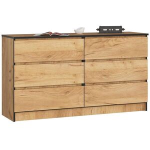 RAUMHIRSCH FURNITURE KOMODA dub Craft 77/138/40 obraz