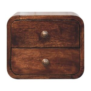 Artisan Furniture LAVIČKA s povrchem Amber Oak, úložný prostor na boty, světle hnědá. obraz