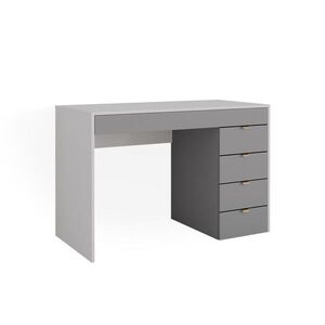 Vicco TOALETNÍ STOLEK Elise Bílá/šedá/šedá 115 cm s 5 zásuvkami obraz