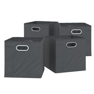 Vicco SKLÁDACÍ BOX Antracit 30 x 30 cm Sada 4 kusů obraz