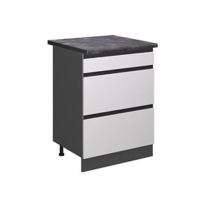 Vicco SPODNÍ SKŘÍŇKA KUCHYŇSKÉ LINKY R-Line Bílá 60 cm se zásuvkami, PD Antracit obraz