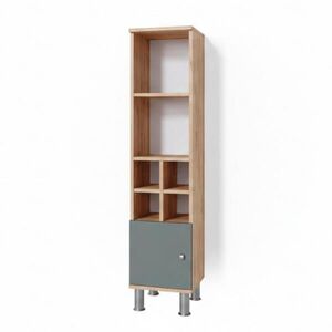 Vicco STŘEDNÍ SKŘÍŇKA Fynn Zelená 30 x 130.6 cm malé dveře obraz