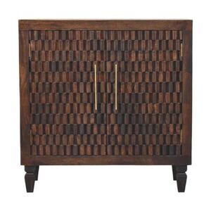 Artisan Furniture KONFERENČNÍ stolek s povrchovou úpravou Amber-Oak, zaoblené nohy, hnědý obraz