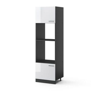 Vicco SKŘÍŇKA NA MIKROVLNNOU TROUBU R-Line Bílá vysoký lesk 60 cm obraz