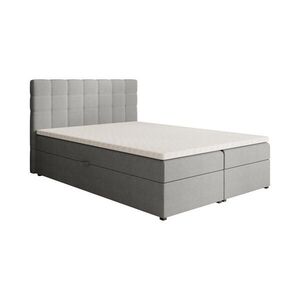 Beautysofa ČALOUNĚNÁ postel Topiq 144/203/103, světle šedá obraz