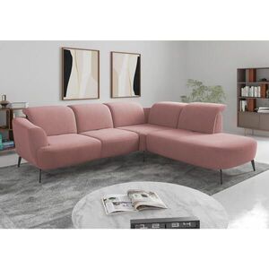 Sit & More ROHOVÁ SEDAČKA, textil, starorůžová obraz