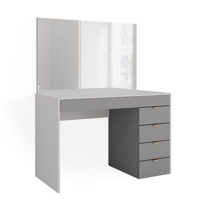 Vicco TOALETNÍ STOLEK Elise Bílá/šedá/šedá 115 cm se zrcadlem obraz