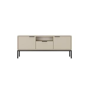 RAUMHIRSCH FURNITURE NÍZKÁ SKŘÍŇKA Austin béžová, černá 33/56, 4/135 cm obraz