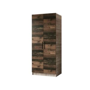Kier Furniture ŠATNÍ SKŘÍŇ GOLD Dub Sonoma & Old Style obraz