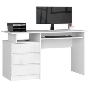 RAUMHIRSCH FURNITURE PSACÍ STŮL bílý 77/135/60 obraz