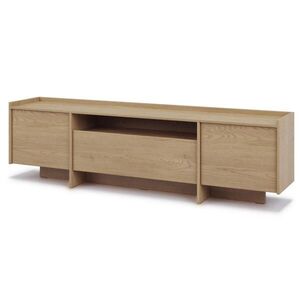 Beautysofa NÍZKÁ KOMODA Juni se 3 dvířky, 200 cm, dub Cremona obraz