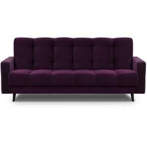 Beautysofa 3MÍSTNÁ rozkládací pohovka Nancy Bis, fialová obraz