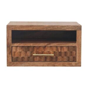 Artisan Furniture LAVIČKA s povrchovou úpravou Roasted Almond, kožený sedák, hnědá obraz