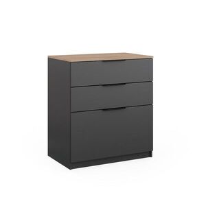Vicco KREDENC Betti Anthracite/Sonoma 50 x 90 cm obraz